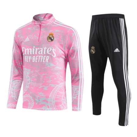 Real Madrid Quarter-Zip Sweat de Treino 2023-24 Rosa
